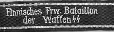 rukávová páska Finnisches Freiwilligen - Bataillon der Waffen SS.jpg